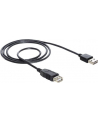DeLOCK EASY USB2.0 A Wtyk-Gniazdo - czarny 2m - nr 24