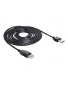 DeLOCK EASY USB2.0 A Wtyk-Gniazdo - czarny 5m - nr 17