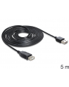 DeLOCK EASY USB2.0 A Wtyk-Gniazdo - czarny 5m - nr 2