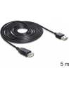DeLOCK EASY USB2.0 A Wtyk-Gniazdo - czarny 5m - nr 8