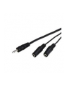 goobay - adapter z 2x. jack 3.5mm na 1x jack 3.5mm - stereo - 20cm - nr 2