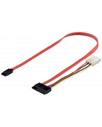 goobay Adapter SATA Dane + Molex na SATA - 50 cm