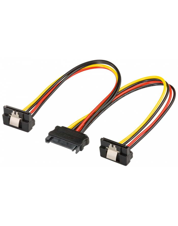 goobay Stromadapter SATA - 2x SATA 90 stopni - Sprzęgacz > 2xStecker 90 stopni główny