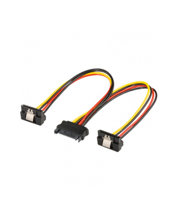 goobay Stromadapter SATA - 2x SATA 90 stopni - Sprzęgacz > 2xStecker 90 stopni