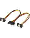 goobay Stromadapter SATA - 2x SATA 90 stopni - Sprzęgacz > 2xStecker 90 stopni - nr 6