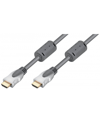 Home Theater kabel HDMI - srebrny - 1m nr 1