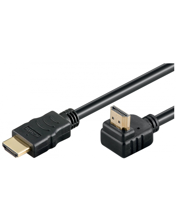 Kabel HDMI High Speed - kątowy - czarny - 3m główny