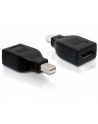 DeLOCK Adapter - miniDisplayPort - DisplayPort - czarny - nr 1