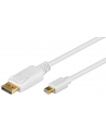 goobay - DisplayPort na miniDisplayPort  - biały - 2 m - nr 1