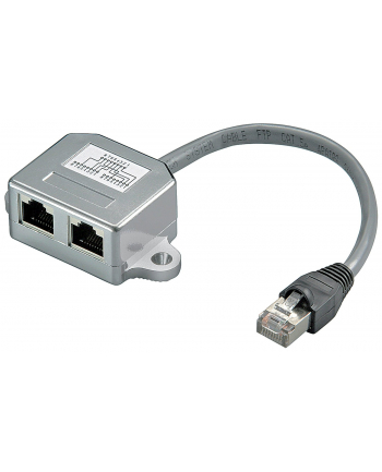 goobay RJ45 T-Adapter CAT5 St->2xBu