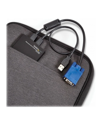 KVM TO USB LAPTOP CRASH CART StarTech.com Tragbarer KVM Konsolen auf USB 2.0 Laptop Adapter nr 1