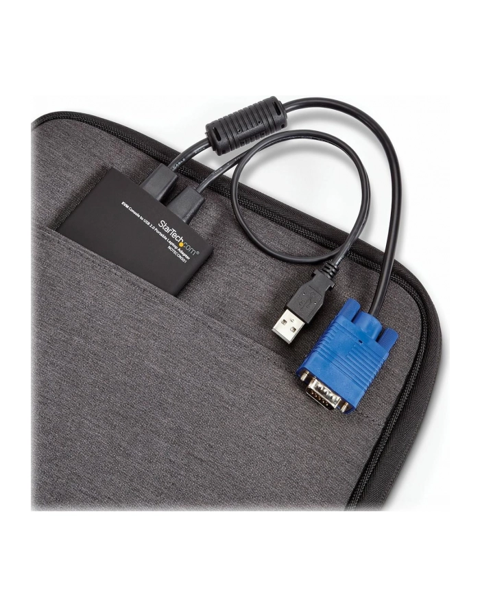 KVM TO USB LAPTOP CRASH CART StarTech.com Tragbarer KVM Konsolen auf USB 2.0 Laptop Adapter główny