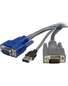6 FT USB VGA 2-IN-1 KVM CABLE StarTech.com 1,8 m schlankes 2-in-1 USB VGA KVM-Kabel - nr 12
