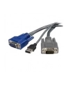 6 FT USB VGA 2-IN-1 KVM CABLE StarTech.com 1,8 m schlankes 2-in-1 USB VGA KVM-Kabel - nr 15