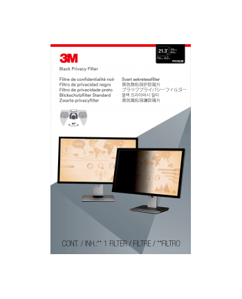 3M PF21.3 PRIVACY FILTER BLACK FOR 21,3IN / 54,1 CM / 4:3       IN