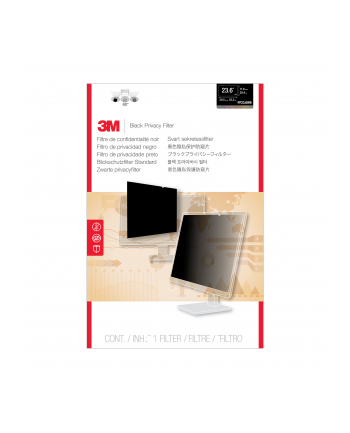 3M PF23.6W9 PRIVACY FILTER BLACK FOR 23,6IN / 59,9 CM / 16:9      IN