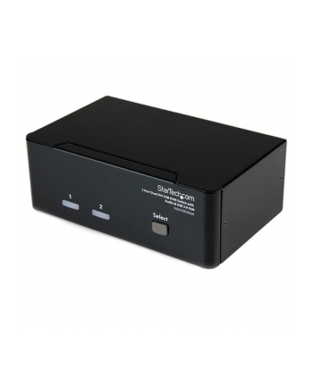 2 PORT DUAL DVI USB KVM SWITCH StarTech.com 2 Port DVI USB KVM Switch mit Audio und USB 2.0 Hub - 2-fach Dual DVI-I USB Umschalter