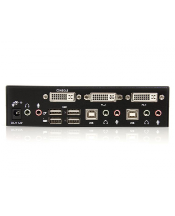 2 PORT DVI USB KVM SWITCH StarTech.com 2 Port DVI USB KVM Switch mit Audio und USB 2.0 Hub - 2-fach Dual DVI-I USB Umschalter