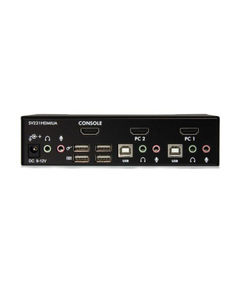2 PORT USB HDMI KVM SWITCH StarTech.com 2 Port USB HDMI KVM Switch / Umschalter mit Audio und USB 2.0 Hub