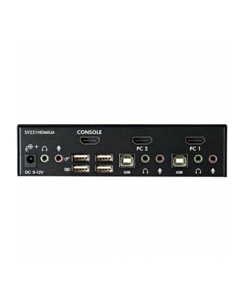 2 PORT USB HDMI KVM SWITCH StarTech.com 2 Port USB HDMI KVM Switch / Umschalter mit Audio und USB 2.0 Hub