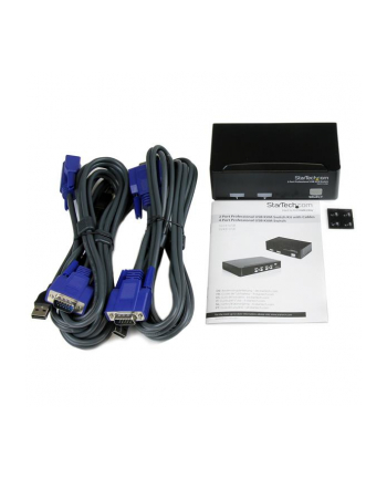 2 PORT USB KVM SWITCH StarTech.com 2 Port VGA USB KVM Switch - VGA KVM Umschalter inkl. Kabel