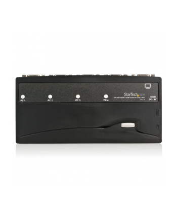 4 PORT PS/2 KVM SWITCH StarTech.com 4 Port VGA / PS/2 KVM Switch - PS/2 KVM Umschalter inkl. Kabel - 4 Port Desktop KVM Umschalter 1x PS/2 und 4x VGA Buchse