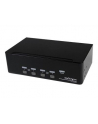 4 PORT DUAL DVI USB KVM SWITCH StarTech.com 4 Port Dual DVI USB KVM Switch/ Umschalter mit Audio und USB 2.0 Hub - nr 12