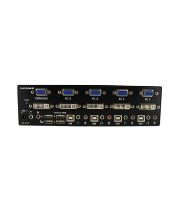 DVI VGA KVM SWITCH StarTech.com 4 Port DVI KVM USB Switch - 4-fach DVI Umschalter mit USB Hub