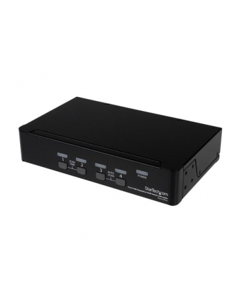 4 PORT DISPLAYPORT KVM SWITCH StarTech.com 4 Port DisplayPort USB KVM Switch mit Audio - DisplayPort Desktop KVM Umschalter mit USB Hub - 4xUSB Buchse 4xDP Buchse