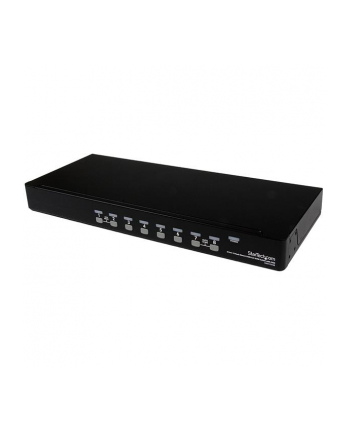 8 PORT USB PS/2 KVM SWITCH StarTech.com 8 Port USB / PS/2 KVM Switch mit OSD zur Rack-Montage - USB / PS/2 KVM Umschalter - Schwarz