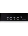 4 PORT DUAL DVI USB KVM SWITCH StarTech.com 4 Port Dual DVI USB KVM Switch/ Umschalter mit Audio und USB 2.0 Hub - nr 12