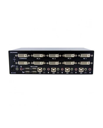 4 PORT DUAL DVI USB KVM SWITCH StarTech.com 4 Port Dual DVI USB KVM Switch/ Umschalter mit Audio und USB 2.0 Hub
