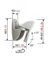 Vogel`s VLB 500 UNIV SPEAKER WALLMOUNT BLACK 2X 63MM DIST. -5KG TILT - nr 4