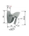 Vogel`s VLB 500 UNIV SPEAKER WALLMOUNT BLACK 2X 63MM DIST. -5KG TILT - nr 8