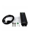 10 PORT INDUSTRIAL USB 3.0 HUB StarTech.com 10 Port Industrial USB 3.0 Hub - ESD and Surge Protection - DIN Rail or Surface-Mountable Metal Housing - nr 14