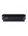 10 PORT INDUSTRIAL USB 3.0 HUB StarTech.com 10 Port Industrial USB 3.0 Hub - ESD and Surge Protection - DIN Rail or Surface-Mountable Metal Housing - nr 16