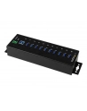 10 PORT INDUSTRIAL USB 3.0 HUB StarTech.com 10 Port Industrial USB 3.0 Hub - ESD and Surge Protection - DIN Rail or Surface-Mountable Metal Housing - nr 20