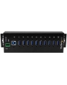 10 PORT INDUSTRIAL USB 3.0 HUB StarTech.com 10 Port Industrial USB 3.0 Hub - ESD and Surge Protection - DIN Rail or Surface-Mountable Metal Housing - nr 24