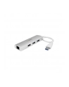 3PT PORTABLE USB 3.0 HUB + GBE StarTech.com 3 Port mobiler USB 3.0 Hub plus Gigabit Ethernet - Aluminium USB Hub mit Gigabit Ethernet Adapter - nr 15