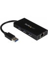 PORTABLE USB 3.0 HUB W/ GBE StarTech.com 3 Port USB 3.0 Hub mit Gigabit Ethernet Adapter aus Aluminum - Kompakter USB3 Hub mit GbE - nr 27