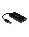 PORTABLE USB 3.0 HUB W/ GBE StarTech.com 3 Port USB 3.0 Hub mit Gigabit Ethernet Adapter aus Aluminum - Kompakter USB3 Hub mit GbE - nr 9