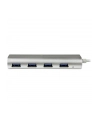 4 PORT PORTABLE USB 3.0 HUB StarTech.com 4 Port kompakter USB 3.0 Hub mit eingebautem Kabel - Aluminium USB Hub - Silber - nr 19
