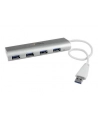 4 PORT PORTABLE USB 3.0 HUB StarTech.com 4 Port kompakter USB 3.0 Hub mit eingebautem Kabel - Aluminium USB Hub - Silber - nr 2