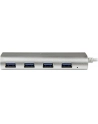 4 PORT PORTABLE USB 3.0 HUB StarTech.com 4 Port kompakter USB 3.0 Hub mit eingebautem Kabel - Aluminium USB Hub - Silber - nr 36