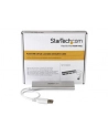 4 PORT PORTABLE USB 3.0 HUB StarTech.com 4 Port kompakter USB 3.0 Hub mit eingebautem Kabel - Aluminium USB Hub - Silber - nr 3
