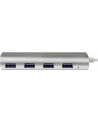 4 PORT PORTABLE USB 3.0 HUB StarTech.com 4 Port kompakter USB 3.0 Hub mit eingebautem Kabel - Aluminium USB Hub - Silber - nr 40