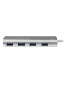 4 PORT PORTABLE USB 3.0 HUB StarTech.com 4 Port kompakter USB 3.0 Hub mit eingebautem Kabel - Aluminium USB Hub - Silber - nr 4