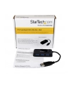 BLACK 4 PORT MINI USB 3.0 HUB StarTech.com 4 Port USB 3.0 SuperSpeed Hub - Schwarz - Portabler externer Mini USB Hub mit eingebautem Kabel - nr 14