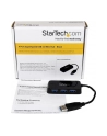 BLACK 4 PORT MINI USB 3.0 HUB StarTech.com 4 Port USB 3.0 SuperSpeed Hub - Schwarz - Portabler externer Mini USB Hub mit eingebautem Kabel - nr 21