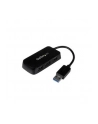 BLACK 4 PORT MINI USB 3.0 HUB StarTech.com 4 Port USB 3.0 SuperSpeed Hub - Schwarz - Portabler externer Mini USB Hub mit eingebautem Kabel - nr 27